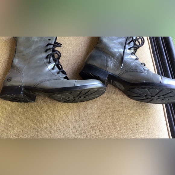 BORN leather lace up boots Size 8 NEW - Picture 5 of 11